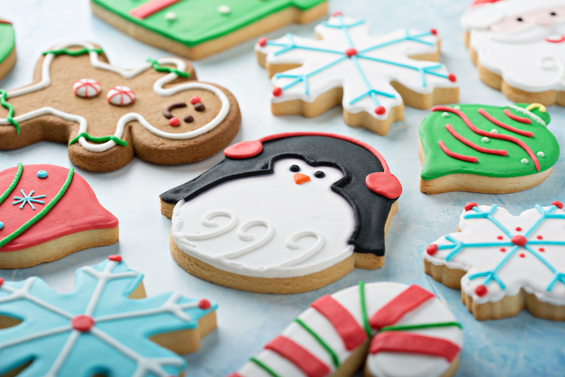 Christmas gingerbread and sugar cookies